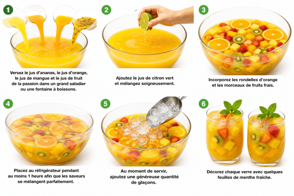 Punch Tropical Sans Alcool