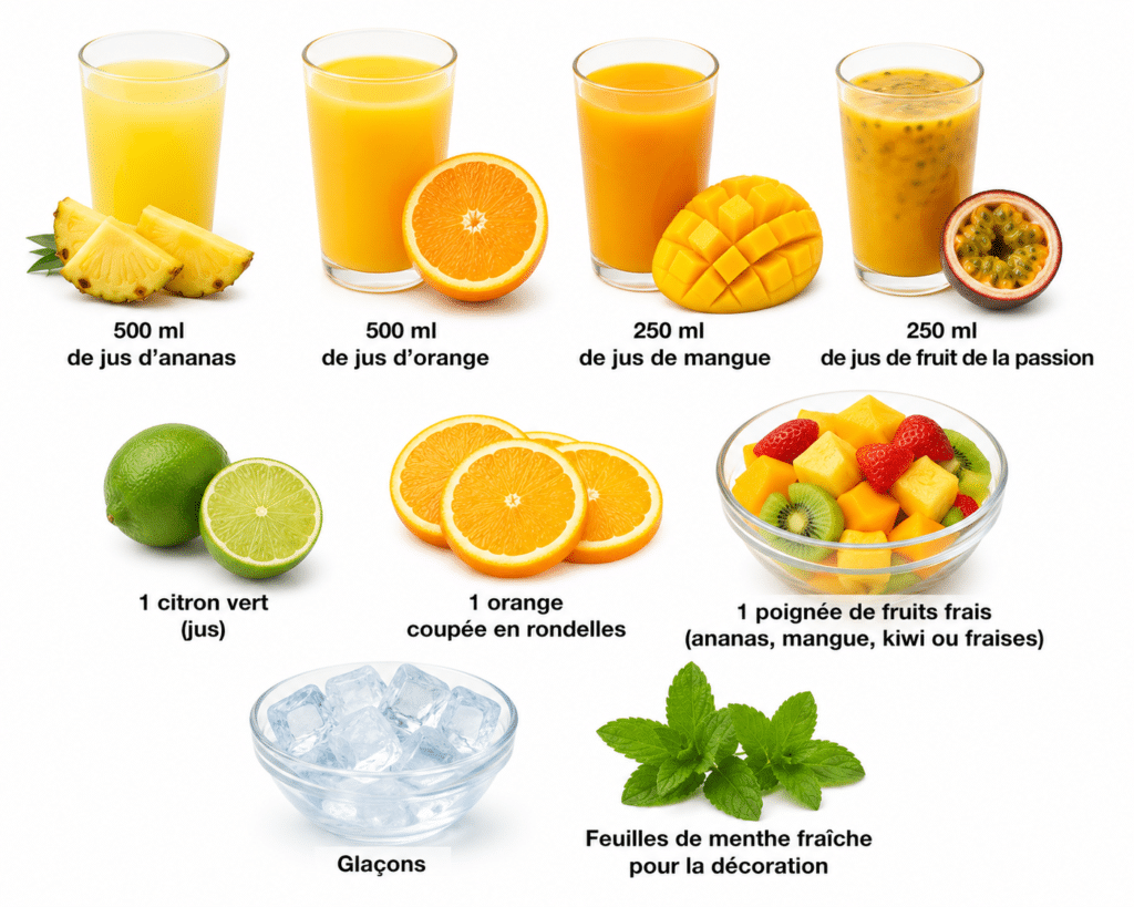 Punch Tropical Sans Alcool
