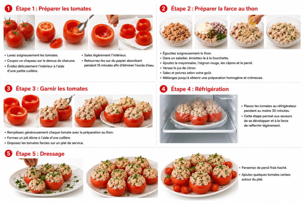 Tomates Farcies au Thon