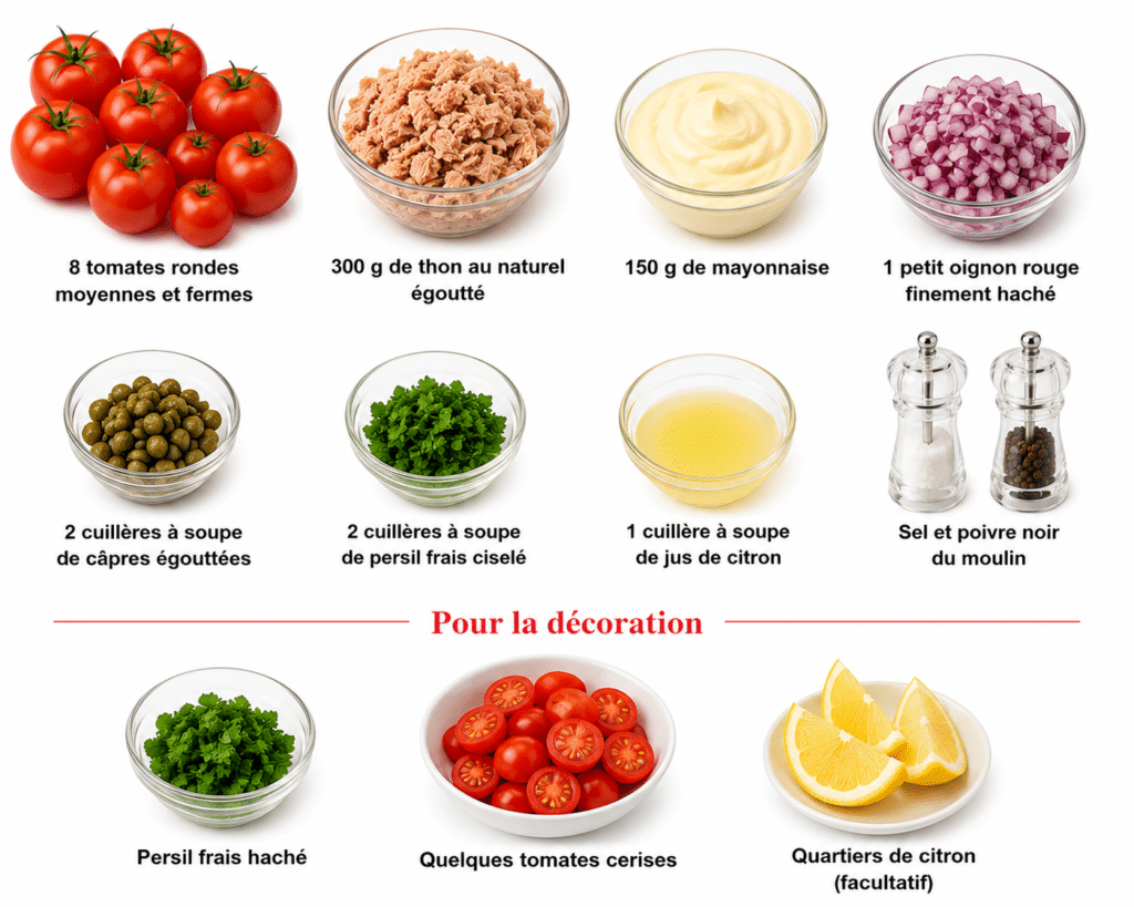 Tomates Farcies au Thon