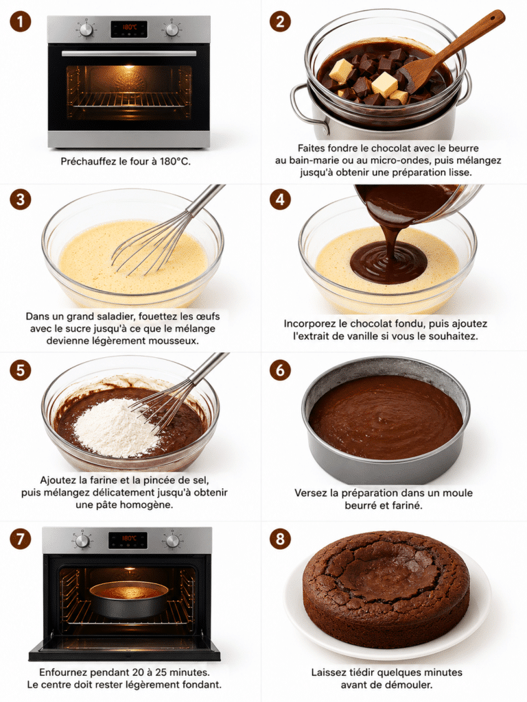 Gâteau Fondant au Chocolat Ultra Gourmand