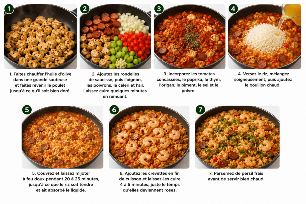 Jambalaya Créole Savoureuse