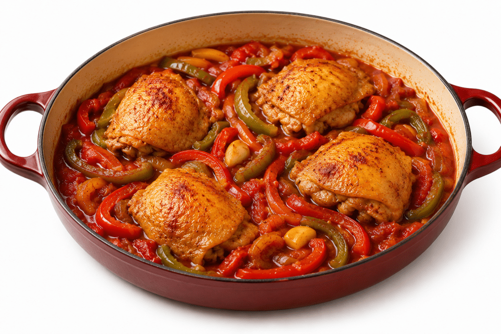 Poulet Basquaise