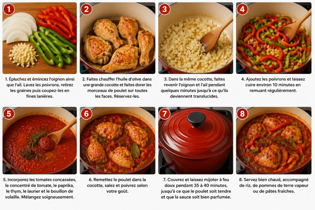 Poulet Basquaise