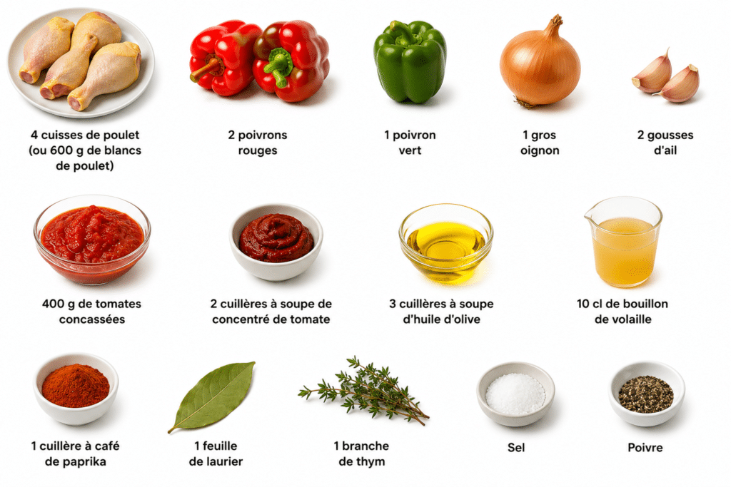 Poulet Basquaise