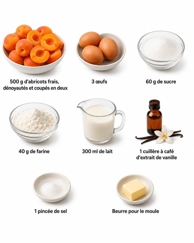Flan Léger aux Abricots