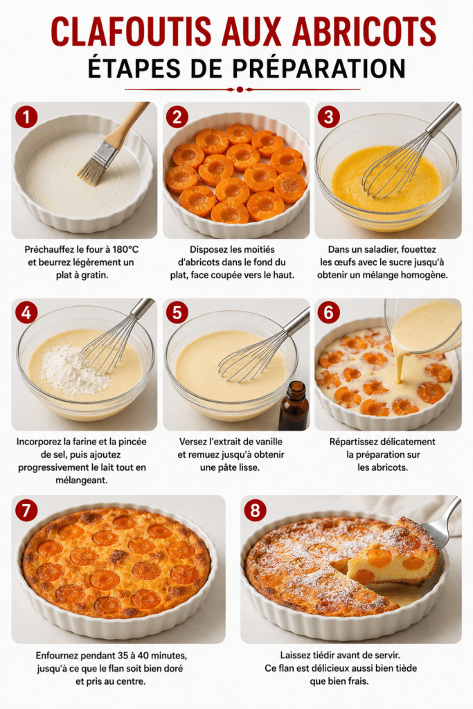 Flan Léger aux Abricots