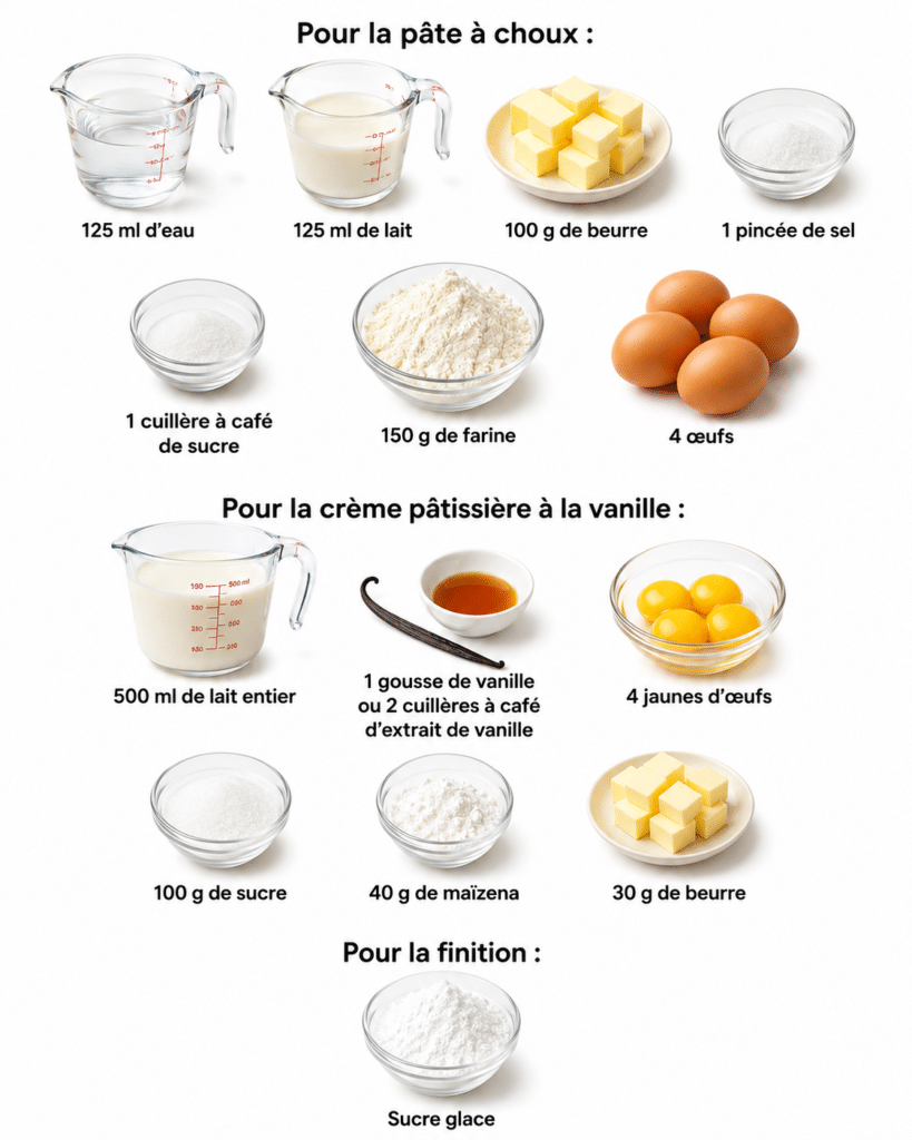 Choux à la Crème Vanille