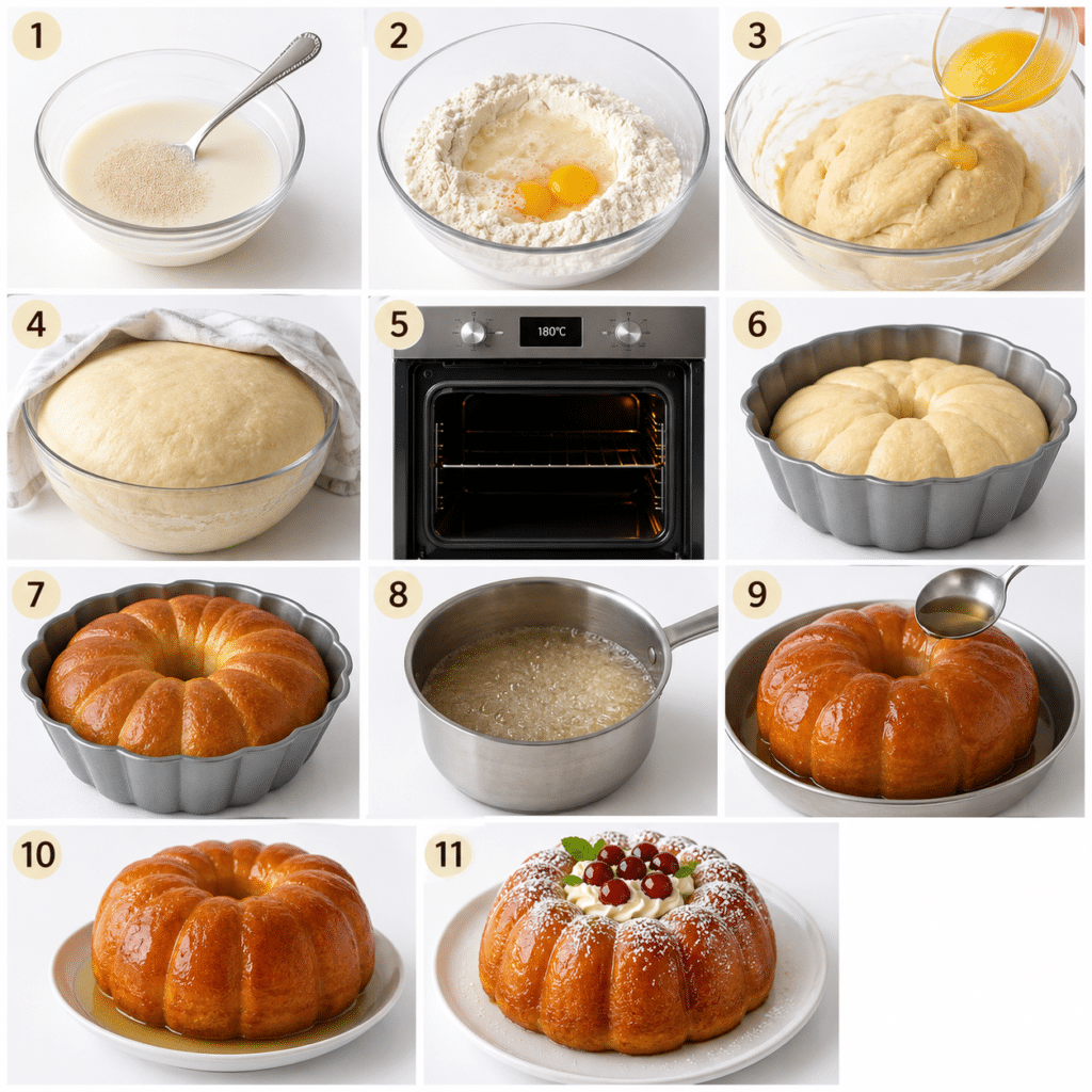Baba au Rhum maison : la recette moelleuse et imbibée qui sent bon les desserts de fête 3 Baba au Rhum