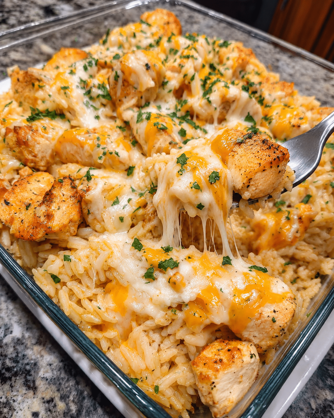 Garlic Butter Chicken and Three-Cheese Creamy Rice 5 Garlic Butter Chicken and Three-Cheese Creamy Rice